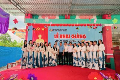 HÂN HOAN KHAI GIẢNG NĂM HỌC 2025-2026 VÀ CHÁO MỪNG 80 NĂM THÀNH LẬP BỘ QUỐC GIA GIÁO DỤC