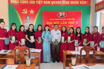 Đại hội chi bộ trường Mẫu giáo Phong Đông lần thứ V nhiệm kỳ 2025 – 2028